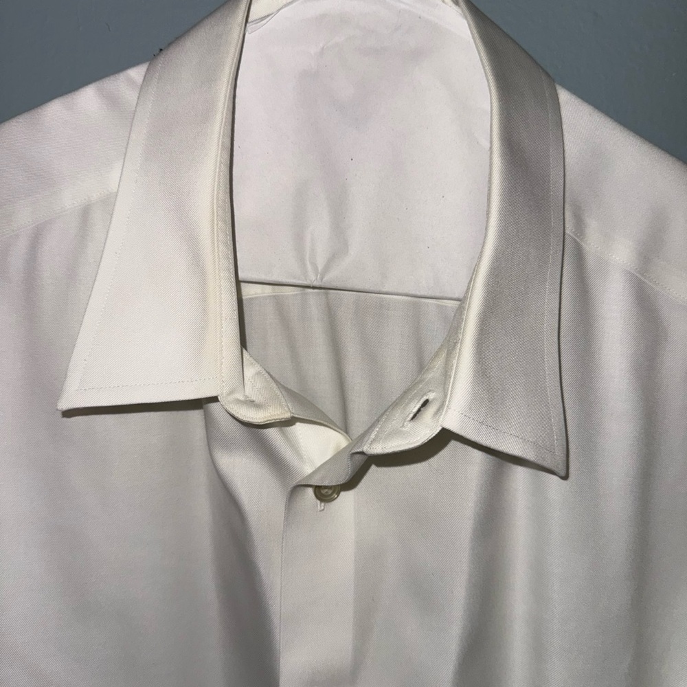 Men’s UNTUCKit White Long Sleeve Button Wrinkle Free Dress Shirt XL - Picture 2 of 7